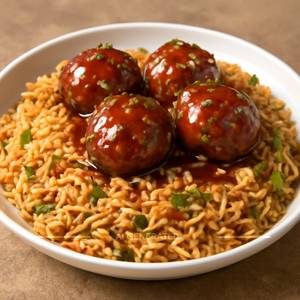 Veg manchurian rice