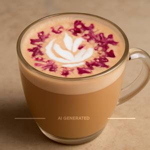 French rose Latte