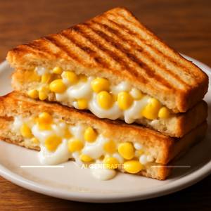 Corn cheese sandwich