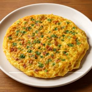 Double egg omelette