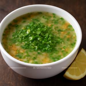 Veg lemon coriander soup