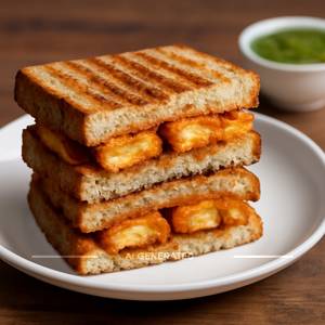 Tandoori paneer sandwich