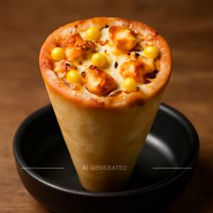 Paneer corn pizza
