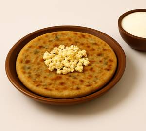 Paneer Paratha + Curd