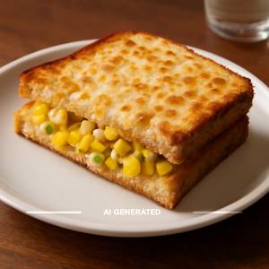 Corn cheese toast