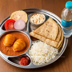 Egg Curry Thali
