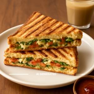 Veg Cheese Grill Sandwich