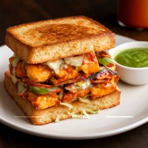 Paneer Tikka Sandwich (4 slices)