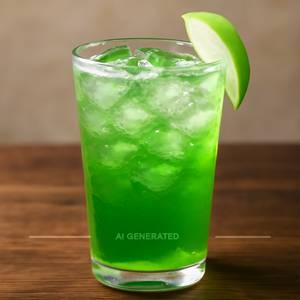 Green apple soda