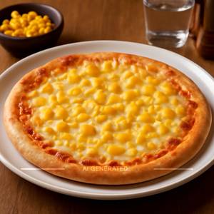 Cheese corn pizza