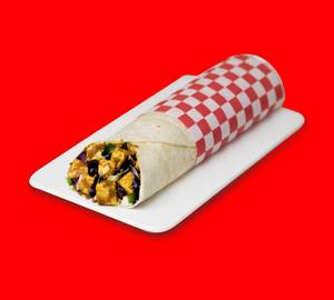 Barbeque paneer roll