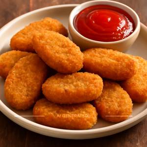 Crispy veggie nuggets