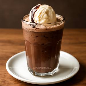 Chocolate Cold Coffee With Ice Cream