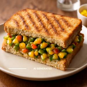 Veggie corn sandwich