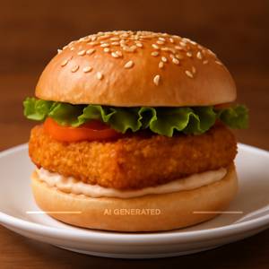 Crispy Paneer Burger