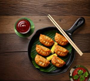 Corn Momos Fried [5 Pieces]