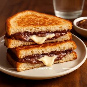 Nutella  Cheese Sandwich