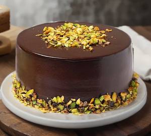 Chocolate Truffle Pista Cake