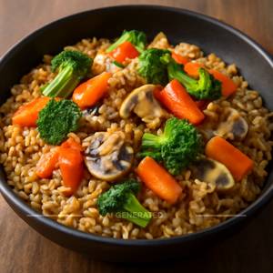 Butter Sauteed Burnt Garlic Veggies with Himalayan rock salt