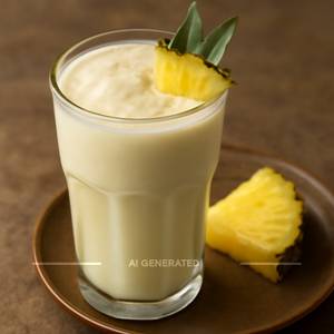 Pineapple Milk Shake