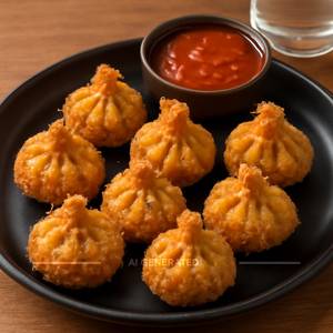 Veg Kurkure Momos
