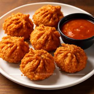 Chicken kurkure momos [6 pieces]