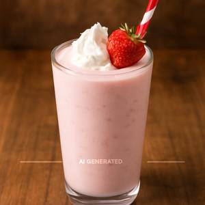 Straw Berry milk shake