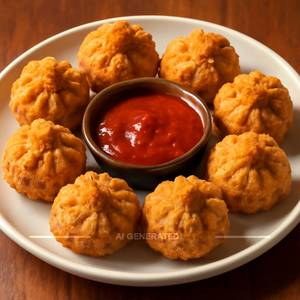 Veg Kurkure Momos (6 pcs)