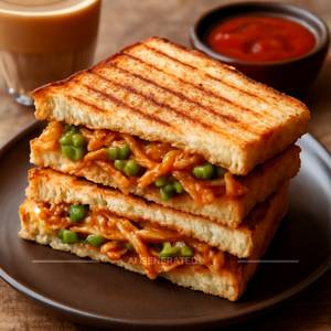 Schezwan vegetables sandwich