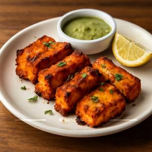 Tandoori paneer grilled