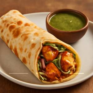 Tandoori paneer wrap