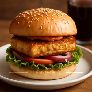 Paneer Patty Burger