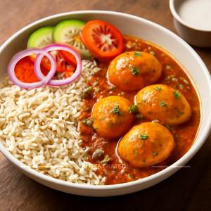 Egg Curry Rice Bowl