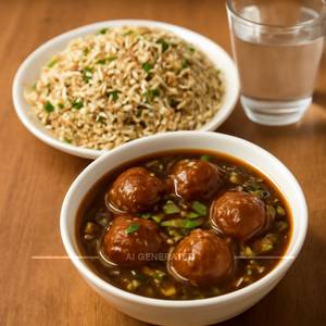 Veg Manchurian Combo