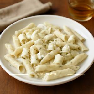 White Sause Cheese Pasta
