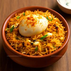 Egg biryani