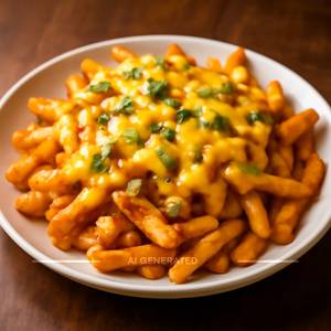 Cheese masala fries