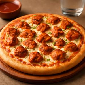 Tandoori Chicken Cheese Pizza