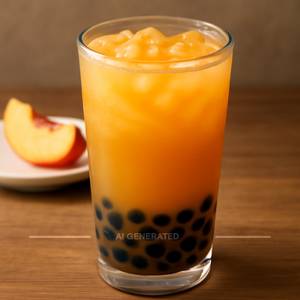 Peach Bubble Tea