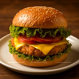 American Chicken Cheese Burger