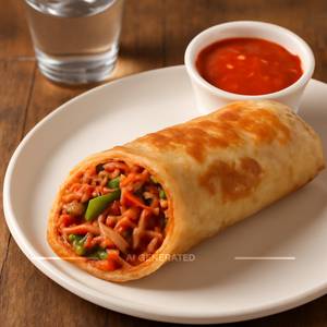 Veg Schezwan Roll