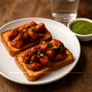 Tandoori Chicken Toast