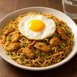 Egg Chicken Noodles