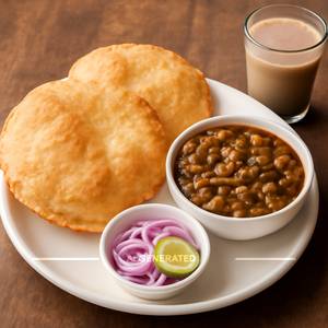 Chole Bhature [Serves 1]
