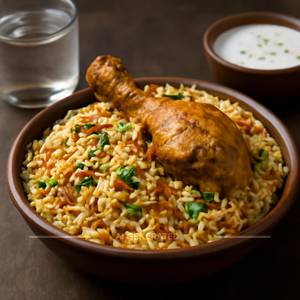 Hyderabadi chicken biryani