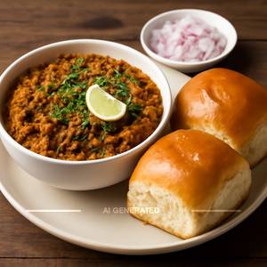 Chicken Keema Pav (2 Pav)