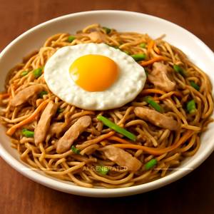 Chicken Egg Hakka Noodles