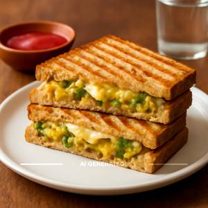 Veg aloo grilled sandwich