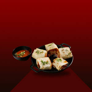 Veg Chicken Tikka Roll