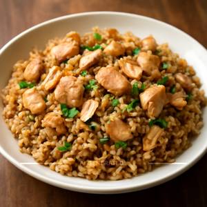 Chicken Garlic Fried Rice